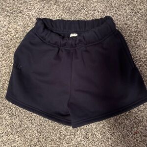 Dark blue sweat shorts
